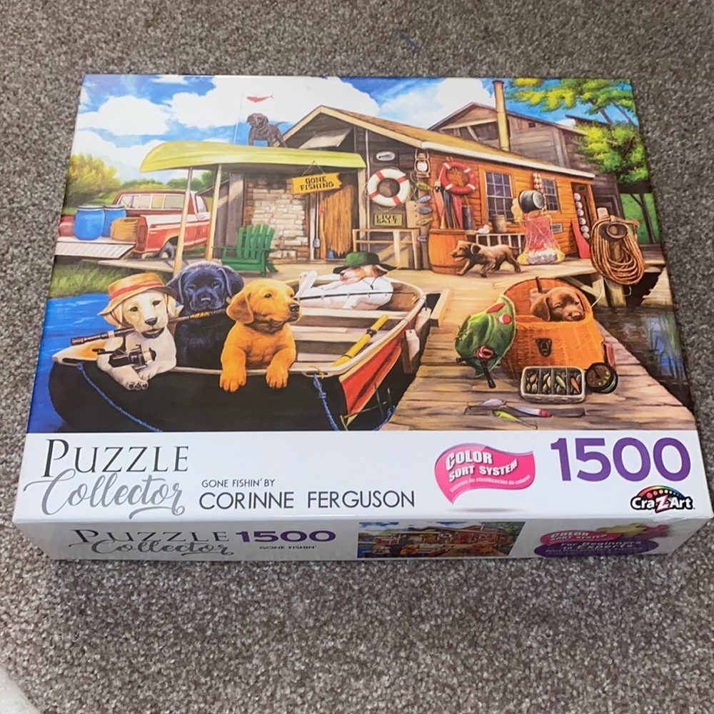 A 1500 puzzle with all the pieces great for all ages